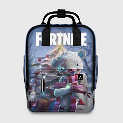 Рюкзак женский Fortnite Новогодний, цвет: 3D-принт
