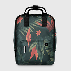 Рюкзак женский Тропический комуфляж, цвет: 3D-принт