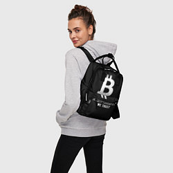 Рюкзак женский Биткоин Криптовалюта, цвет: 3D-принт — фото 2