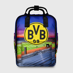 Рюкзак женский FC Borussia, цвет: 3D-принт