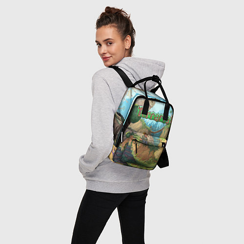 Женский рюкзак Terraria / 3D-принт – фото 3