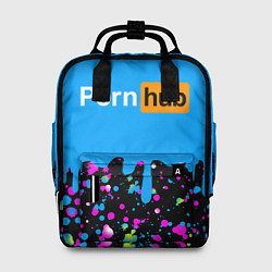Рюкзак женский PornHub, цвет: 3D-принт