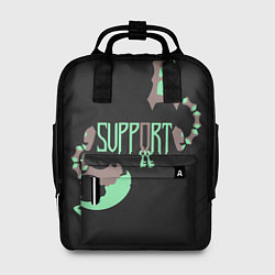 Рюкзак женский Support, цвет: 3D-принт