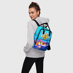 Рюкзак женский ВМФ, цвет: 3D-принт — фото 2