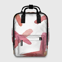 Рюкзак женский Абстрактные краски, цвет: 3D-принт