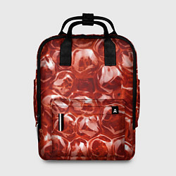Рюкзак женский Красный Лед, цвет: 3D-принт