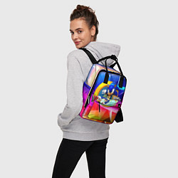 Рюкзак женский Sonic, цвет: 3D-принт — фото 2