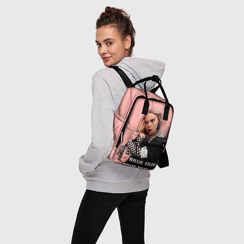 Женский рюкзак Billie Eilish / 3D-принт – фото 3