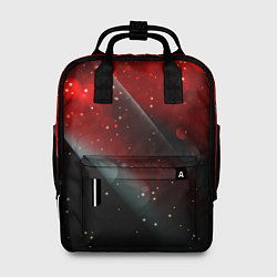 Рюкзак женский Red & Black, цвет: 3D-принт