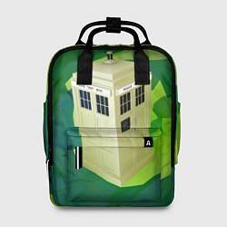 Рюкзак женский CRAZY TARDIS, цвет: 3D-принт