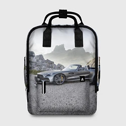 Рюкзак женский Mercedes V8 Biturbo, цвет: 3D-принт