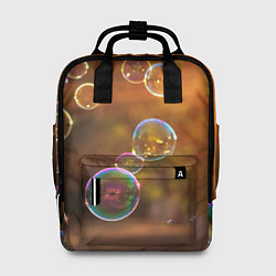 Рюкзак женский Мыльные пузыри, цвет: 3D-принт