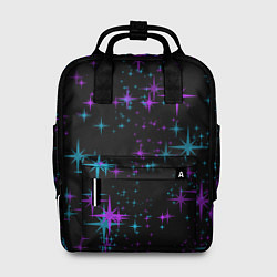 Рюкзак женский ЗВЕЗДЫ NEON, цвет: 3D-принт