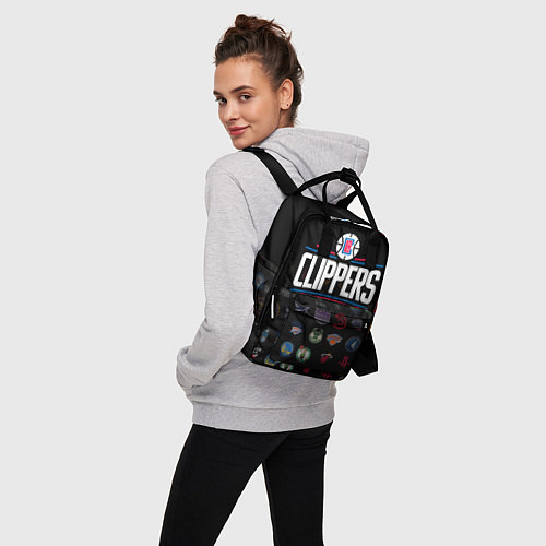 Женский рюкзак Los Angeles Clippers 2 / 3D-принт – фото 3