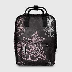 Женский рюкзак Цветочный узор