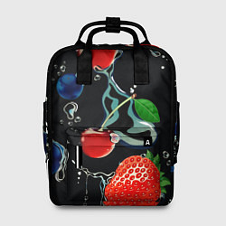 Рюкзак женский Ягода, цвет: 3D-принт