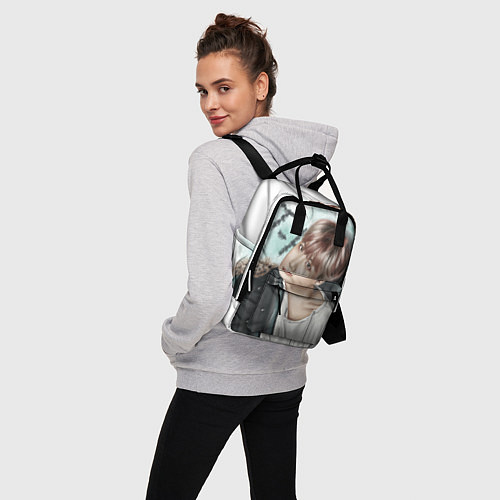 Женский рюкзак BTS / 3D-принт – фото 3
