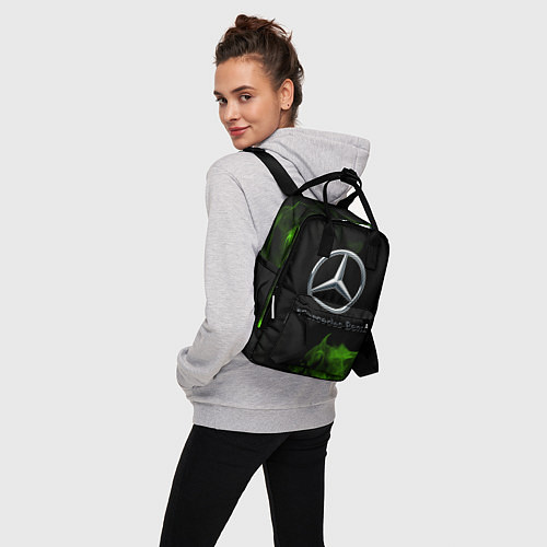 Женский рюкзак Mercedes / 3D-принт – фото 3