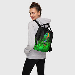 Рюкзак женский Леон из Бравл Старс, цвет: 3D-принт — фото 2