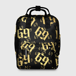 Рюкзак женский 6ix9ine Gold, цвет: 3D-принт