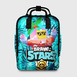 Рюкзак женский BRAWL STARS TROPICAL SPROUT, цвет: 3D-принт