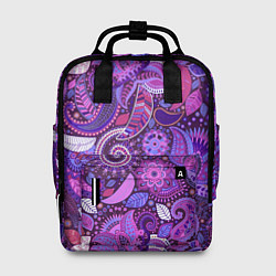 Женский рюкзак Фиолетовый этнический дудлинг