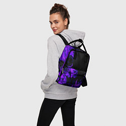 Рюкзак женский ФИОЛЕТОВЫЙ ОГОНЬ, цвет: 3D-принт — фото 2