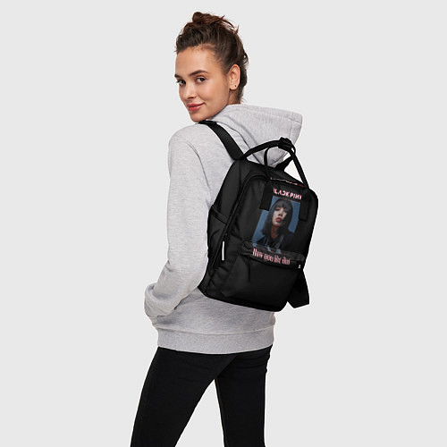 Женский рюкзак BLACKPINK - Lisa / 3D-принт – фото 3