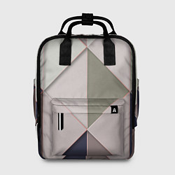 Рюкзак женский Треугольники, цвет: 3D-принт