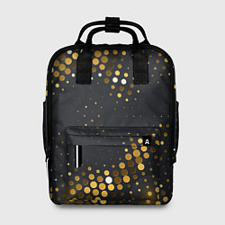Рюкзак женский Black gold, цвет: 3D-принт