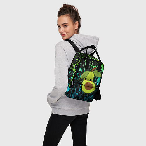 Женский рюкзак Авокадо / 3D-принт – фото 3