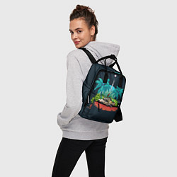 Рюкзак женский PUBG Pixel, цвет: 3D-принт — фото 2