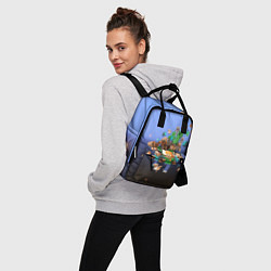 Рюкзак женский Minecraft, цвет: 3D-принт — фото 2
