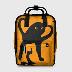 Рюкзак женский Кот- мем, цвет: 3D-принт