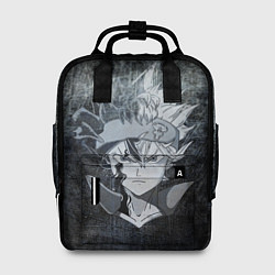 Рюкзак женский Черный клевер, цвет: 3D-принт