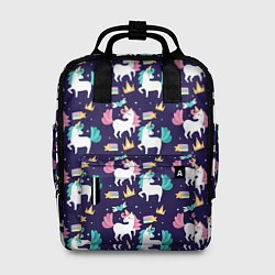 Рюкзак женский Unicorn pattern, цвет: 3D-принт