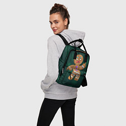 Рюкзак женский Пряник, цвет: 3D-принт — фото 2