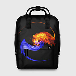 Рюкзак женский Две стихии, цвет: 3D-принт