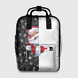 Рюкзак женский Дедушка Мороз, цвет: 3D-принт