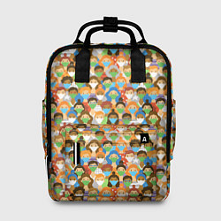 Рюкзак женский Масочный Режим, цвет: 3D-принт