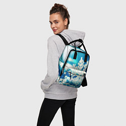 Рюкзак женский Снег, цвет: 3D-принт — фото 2