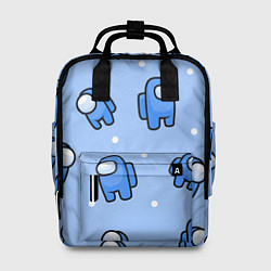 Рюкзак женский Among Us - Синий цвет, цвет: 3D-принт