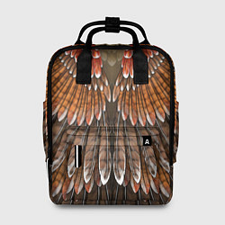 Рюкзак женский Оперение: орел, цвет: 3D-принт