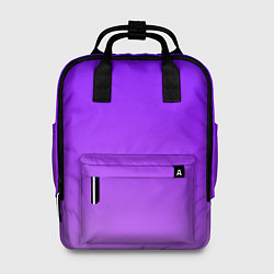 Рюкзак женский Фиолетовый космос, цвет: 3D-принт