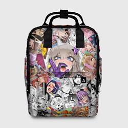 Рюкзак женский Ahegao завихрение, цвет: 3D-принт
