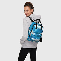 Рюкзак женский Волны, цвет: 3D-принт — фото 2