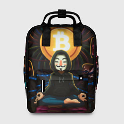 Рюкзак женский БИТКОИН BITCOIN, цвет: 3D-принт
