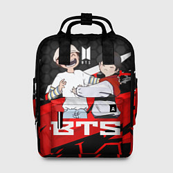 Рюкзак женский BTS, цвет: 3D-принт