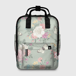 Женский рюкзак Бабочки в цветах