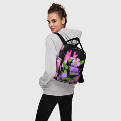 Рюкзак женский Ночные цветы, цвет: 3D-принт — фото 2